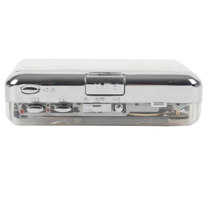 Tonivent TON010B Copper Flywheel Tape Converter Type-C Cassette to MP3 Player(Transparent) - Tape Converter by buy2fix | Online Shopping UK | buy2fix