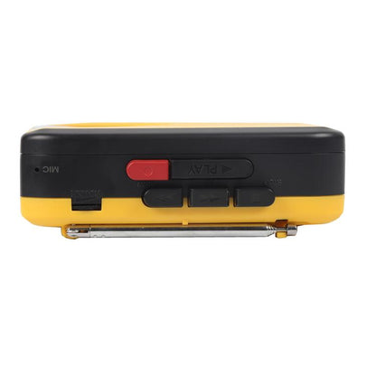 Tonivent TON009B Portable Tape Recorder Cassette Player Support FM / AM Radio(Yellow) - Tape Converter by buy2fix | Online Shopping UK | buy2fix