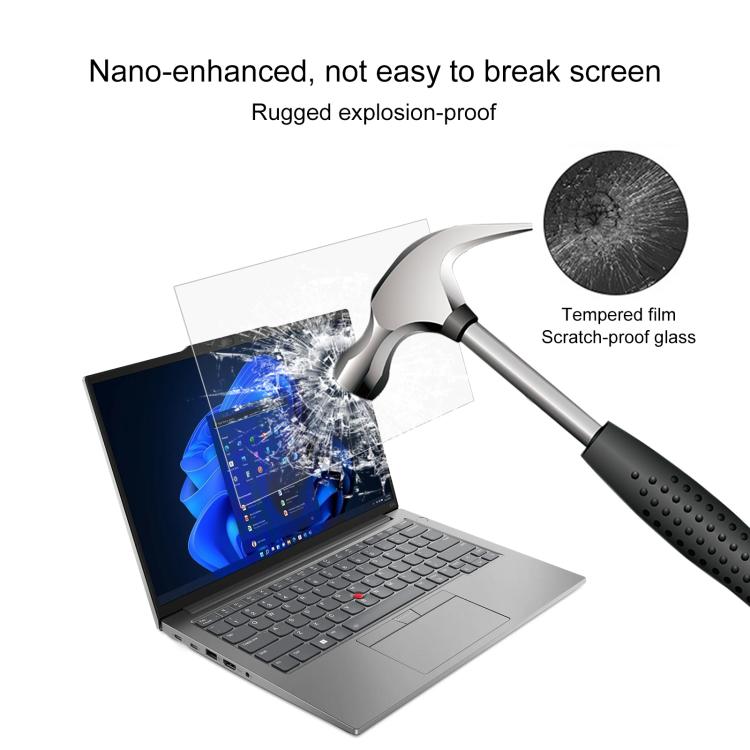 Laptop Screen HD Tempered Glass Protective Film For ThinkPad E14 Gen 5 / E14 2024 / 2023 - Screen Protection Film by buy2fix | Online Shopping UK | buy2fix