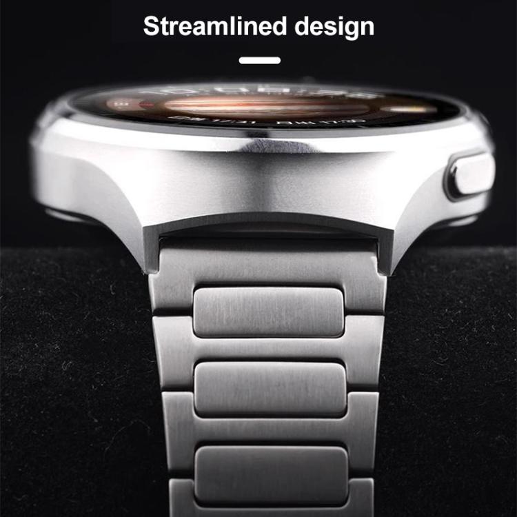 For Samsung Galaxy Watch Ultra/Ultra 2025 xDfind I-Shaped Buckle Stainless Steel Watch Band(Silver) - Watch Bands by xDfind | Online Shopping UK | buy2fix