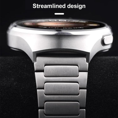 For Samsung Galaxy Watch Ultra/Ultra 2025 xDfind I-Shaped Buckle Stainless Steel Watch Band(Silver) - Watch Bands by xDfind | Online Shopping UK | buy2fix