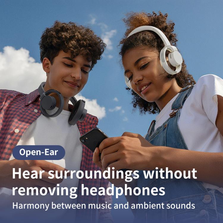 LC6200 Over-ear ENC Noise Reduction Wireless Bluetooth Earphone(Black) - Headset & Headphone by buy2fix | Online Shopping UK | buy2fix