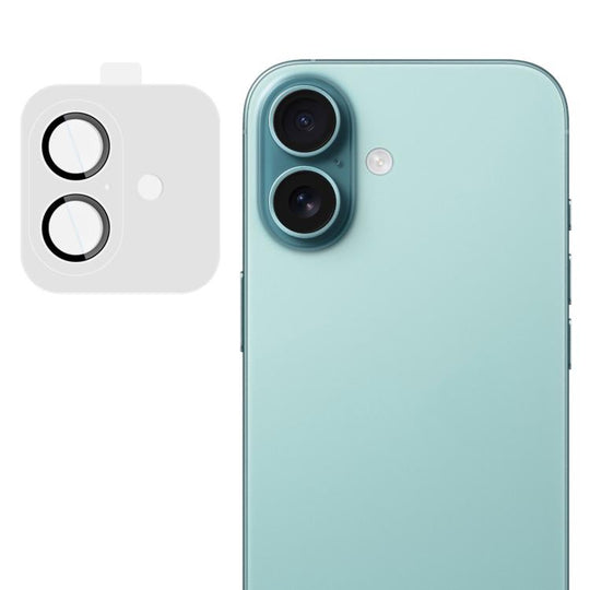 For iPhone 16 / 16 Plus imak Glass Rear Camera Lens Film Phone Case Exclusive, Self-positioning Version