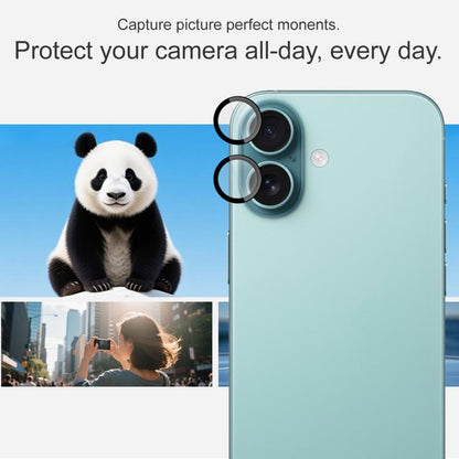 For iPhone 16 / 16 Plus imak Glass Rear Camera Lens Film Phone Case Exclusive, Self-positioning Version - iPhone 16 Plus Tempered Glass by imak | Online Shopping UK | buy2fix