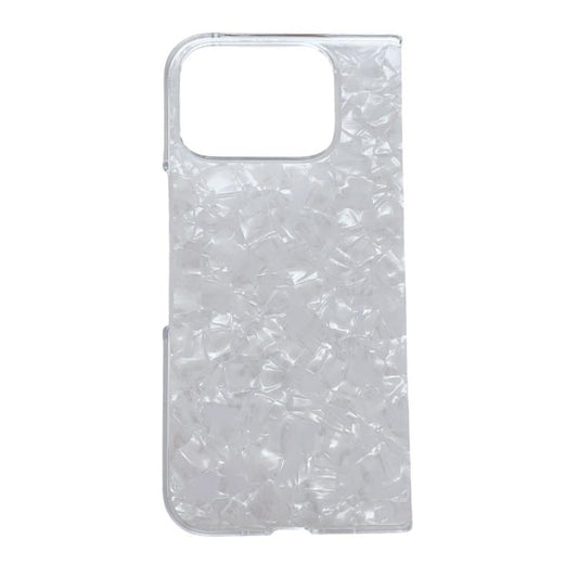 For Google Pixel 10 Pro Fold Pearlescent Shell Texture Phone Case(White) - Google Cases by buy2fix | Online Shopping UK | buy2fix