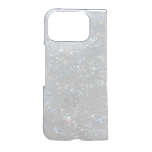 For Google Pixel 10 Pro Fold Pearlescent Shell Texture Phone Case(Beige) - Google Cases by buy2fix | Online Shopping UK | buy2fix