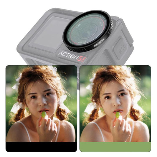 For DJI Action 5 Pro Camera Lens Filter, Filter:Diffusion 1/4 - Lens Filter by buy2fix | Online Shopping UK | buy2fix