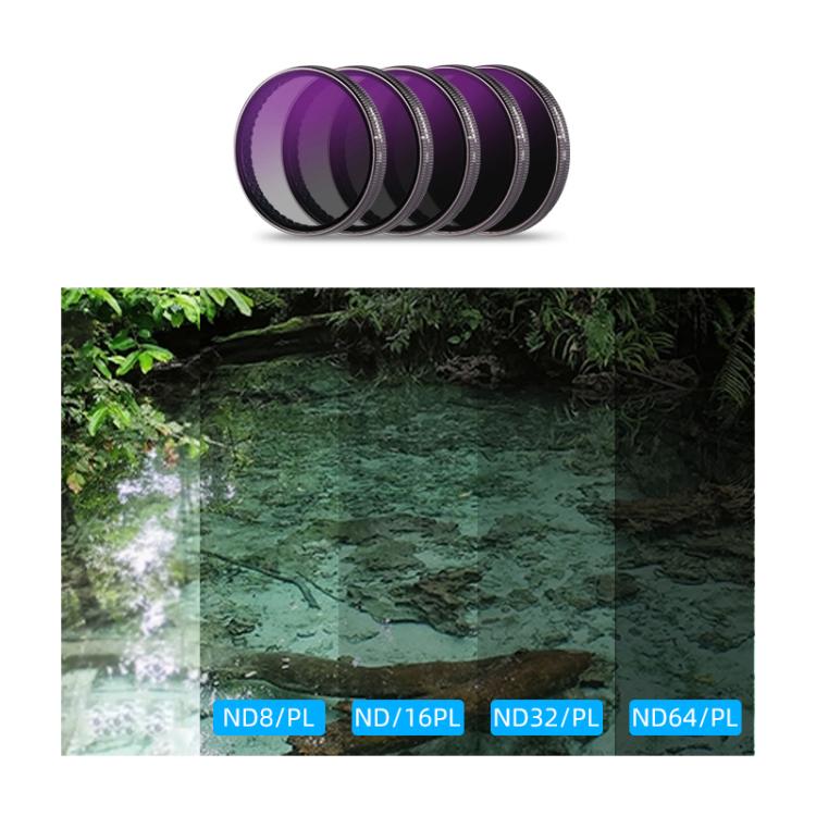 For DJI Action 5 Pro Camera Lens Filter, Filter:CPL - Lens Filter by buy2fix | Online Shopping UK | buy2fix