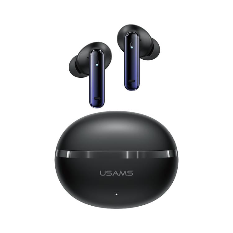 USAMS Echo E02 ANC and ENC In-Ear TWS Wireless Bluetooth Earphones(Black) - TWS Earphone by USAMS | Online Shopping UK | buy2fix