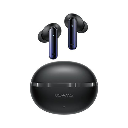 USAMS Echo E02 ANC and ENC In-Ear TWS Wireless Bluetooth Earphones(Black) - TWS Earphone by USAMS | Online Shopping UK | buy2fix