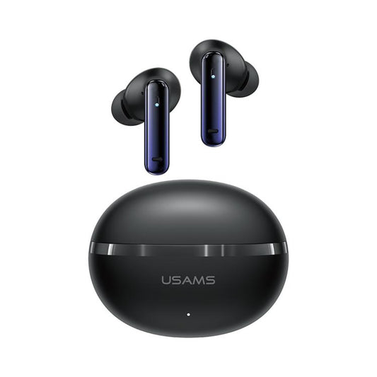 USAMS Echo E02 ANC and ENC In-Ear TWS Wireless Bluetooth Earphones(Black) - TWS Earphone by USAMS | Online Shopping UK | buy2fix