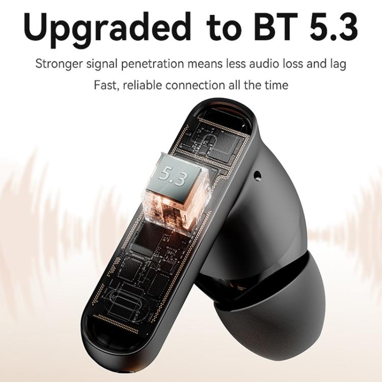 USAMS Echo E02 ANC and ENC In-Ear TWS Wireless Bluetooth Earphones(White) - TWS Earphone by USAMS | Online Shopping UK | buy2fix