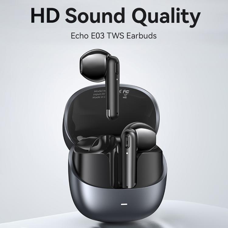USAMS Echo E03 Half In-Ear TWS Wireless Bluetooth Earphones(Tarnish) - TWS Earphone by USAMS | Online Shopping UK | buy2fix