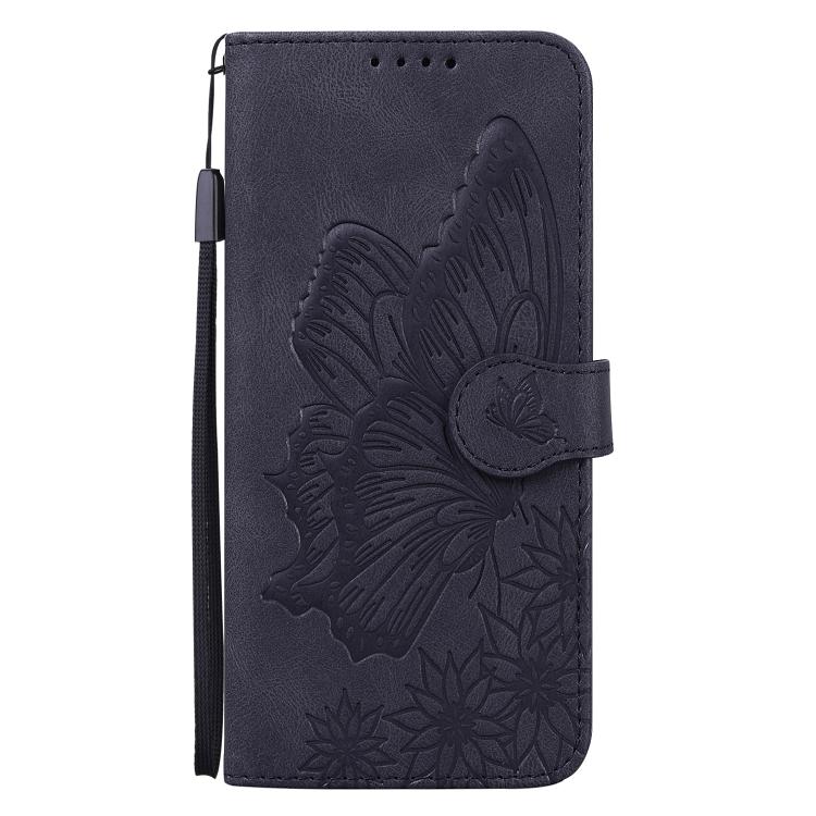 For iPhone Air Retro Skin Feel Butterflies Embossing Horizontal Flip Leather Phone Case(Black) - iPhone Air Cases by buy2fix | Online Shopping UK | buy2fix