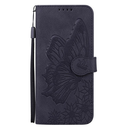 For iPhone Air Retro Skin Feel Butterflies Embossing Horizontal Flip Leather Phone Case(Black) - iPhone Air Cases by buy2fix | Online Shopping UK | buy2fix