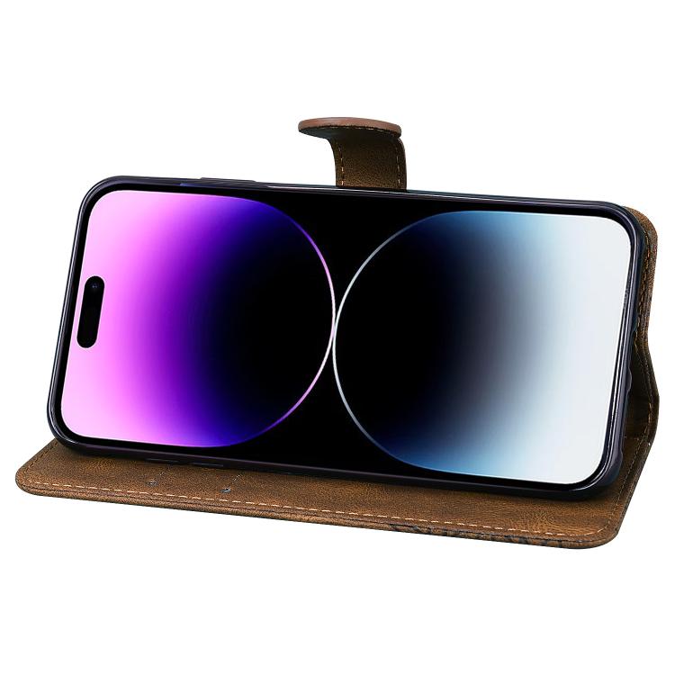 For iPhone Air Retro Skin Feel Butterflies Embossing Horizontal Flip Leather Phone Case(Brown) - iPhone Air Cases by buy2fix | Online Shopping UK | buy2fix