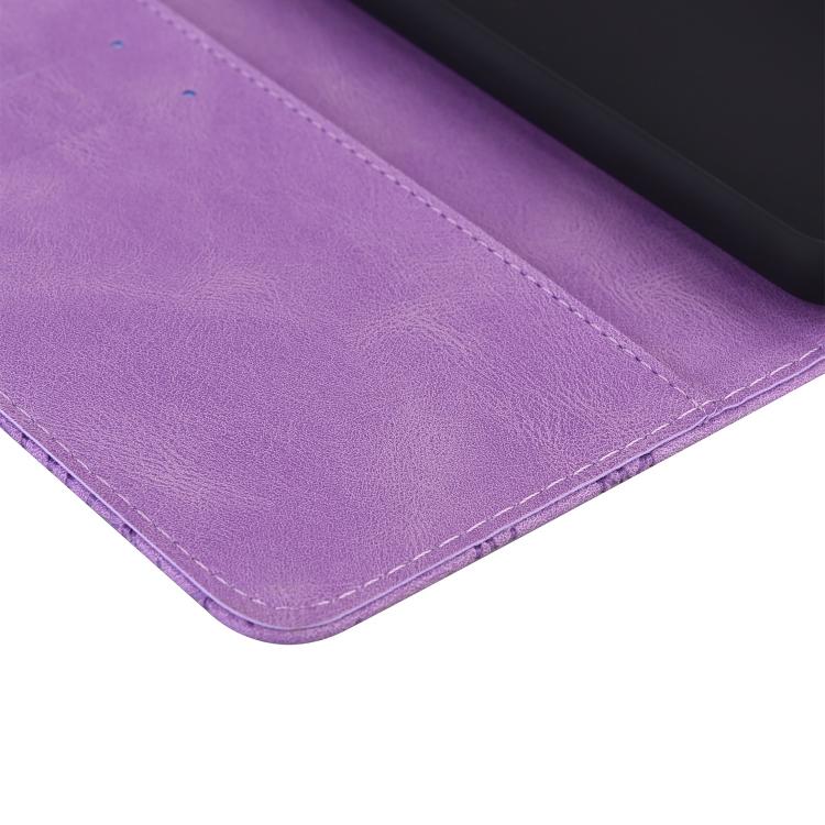 For iPhone Air Retro Skin Feel Butterflies Embossing Horizontal Flip Leather Phone Case(Purple) - iPhone Air Cases by buy2fix | Online Shopping UK | buy2fix