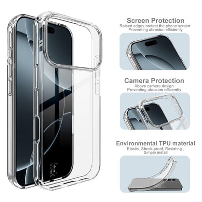 For iPhone 17 Pro imak UX-10 Series Transparent Shockproof TPU Phone Case(Transparent) - iPhone 17 Pro Cases by imak | Online Shopping UK | buy2fix