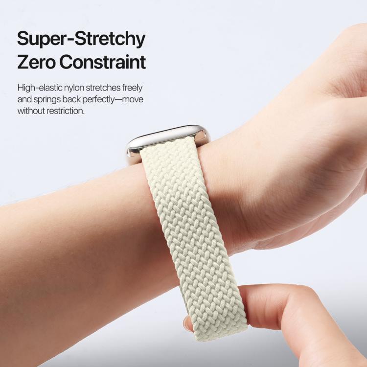 For Apple Watch 38 / 40 / 41 / S10 42mm DUX DUCIS Mixture Ultra Series Magnetic Buckle Nylon Braided Strap(Starlight) - Watch Bands by DUX DUCIS | Online Shopping UK | buy2fix