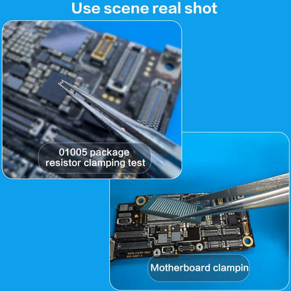 i2C NS Series Super Alloy High Precision Stainless Steel Super Hard Extra Tip Flying Wire Tweezers, Model:NS-03 Extra Hard Tip - Tweezers by i2C | Online Shopping UK | buy2fix