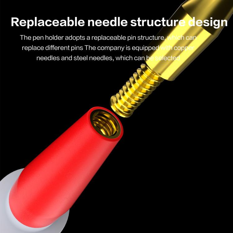 i2C Pure Copper Silicone Probe Detection Pen, Model:Straight Plug Without Stainless Steel Needle - Test Tools by i2C | Online Shopping UK | buy2fix