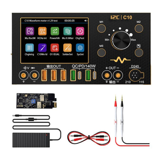 i2C C10 Ultra-high Precision Digital Waveform Ammeter with Charge Detection / Voltage Measurement, Model:Set 2