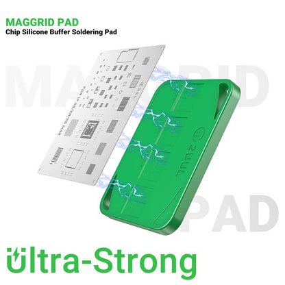 2uul BH15 MagGrid Pad Chip Silicone Buffer Soldering Pad - Working Mat by 2UUL | Online Shopping UK | buy2fix