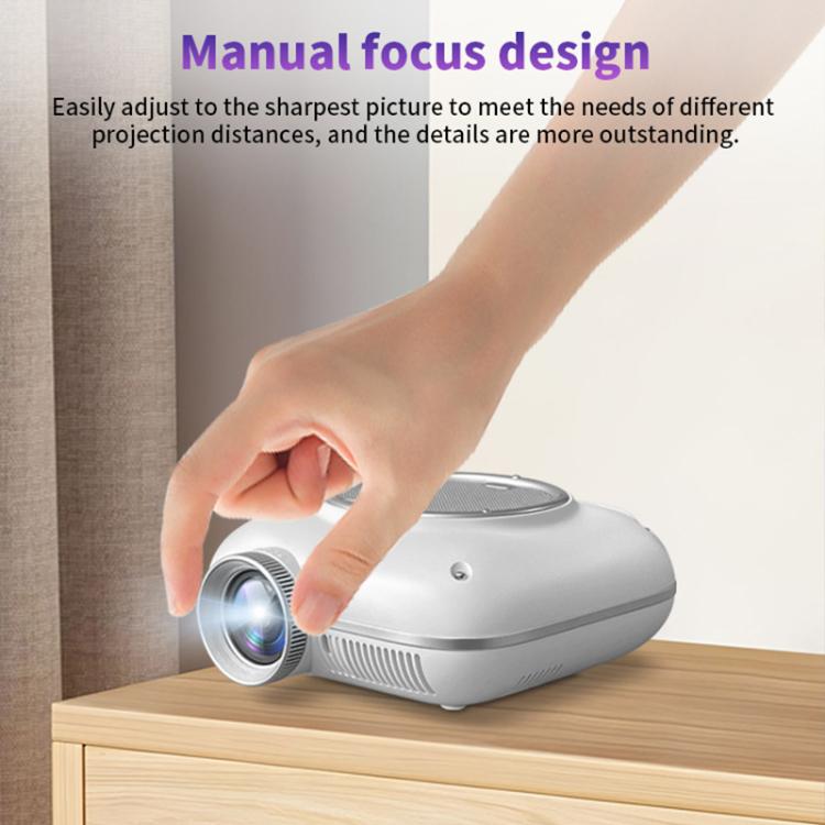 Cheerlux C1 Android Version 1280x720P 100ANSI Bluetooth 5.1 Smart Projector, AU Plug(Orange) - Mini Projector by Cheerlux | Online Shopping UK | buy2fix