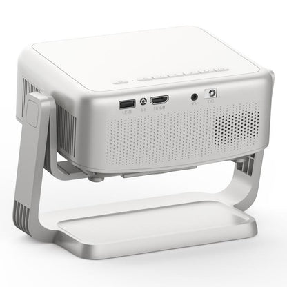 Cheerlux C6C Android Version 1280x720P 180ANSI Bluetooth 5.0 Smart Projector, EU Plug, with Gimbal(White) - Mini Projector by Cheerlux | Online Shopping UK | buy2fix