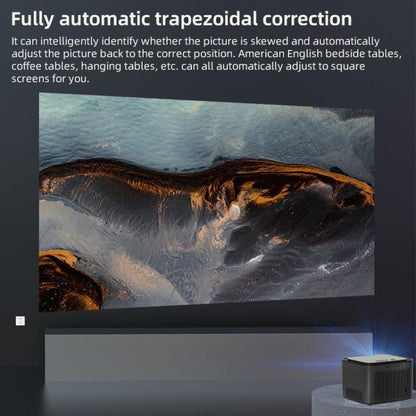 Cheerlux C26A Android Version 1920x1080P 420ANSI Smart Projector, AU Plug(Tarnish) - Mini Projector by Cheerlux | Online Shopping UK | buy2fix