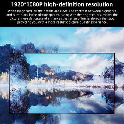 Cheerlux C26A Android Version 1920x1080P 420ANSI Smart Projector, AU Plug(Tarnish) - Mini Projector by Cheerlux | Online Shopping UK | buy2fix