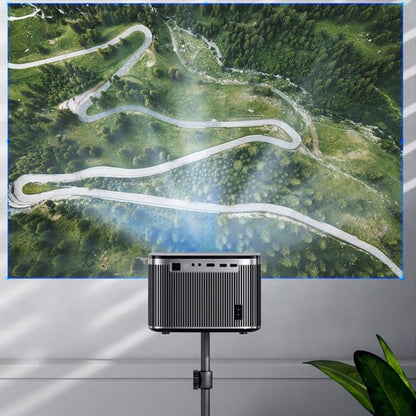 Cheerlux C26A Android Version 1920x1080P 420ANSI Smart Projector, UK Plug(Tarnish) - Mini Projector by Cheerlux | Online Shopping UK | buy2fix