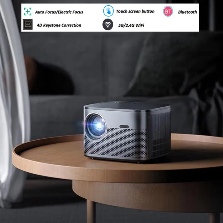 Cheerlux C26A Android Version 1920x1080P 420ANSI Smart Projector, AU Plug(Tarnish) - Mini Projector by Cheerlux | Online Shopping UK | buy2fix