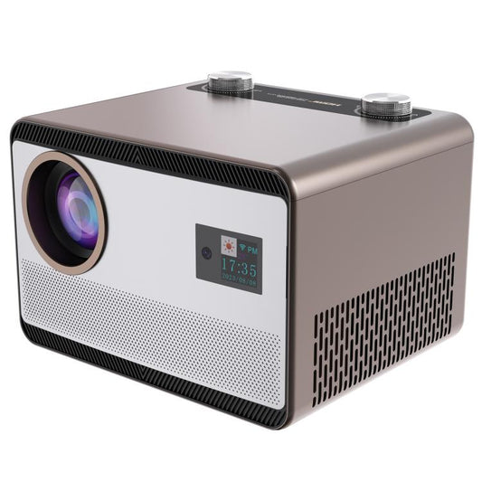 Cheerlux C58A1 Whale OS Version 1920x1080P 650ANSI Smart Projector, US Plug, with Front Display(Tarnish) - Mini Projector by Cheerlux | Online Shopping UK | buy2fix