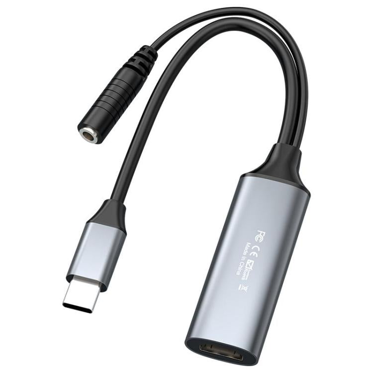 U2 4K 30Hz HDMI to Type-C HD Video Capture Card with Microphone Mixer - Video Capture Solutions by buy2fix | Online Shopping UK | buy2fix