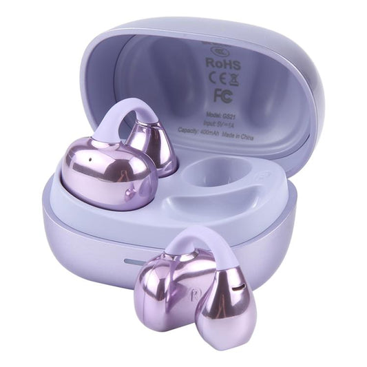 ZGA GS21 Ear Clip Wireless Bluetooth Earphones(Purple) - Bluetooth Earphone by ZGA | Online Shopping UK | buy2fix