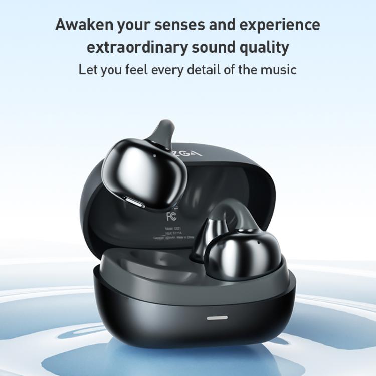 ZGA GS21 Ear Clip Wireless Bluetooth Earphones(Purple) - Bluetooth Earphone by ZGA | Online Shopping UK | buy2fix