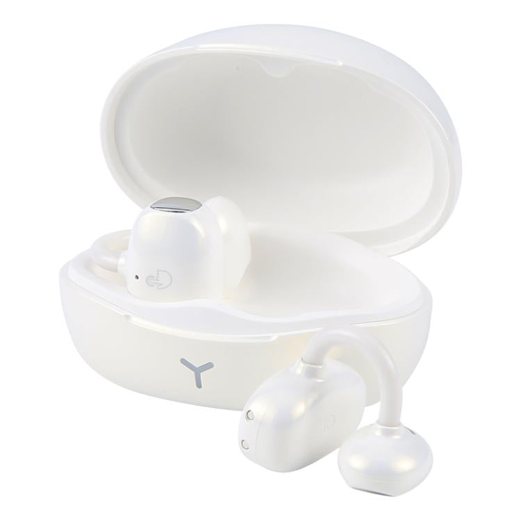 ZGA GS24 Ear Clip Wireless Bluetooth Earphones(White) - Bluetooth Earphone by ZGA | Online Shopping UK | buy2fix