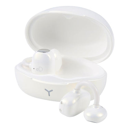 ZGA GS24 Ear Clip Wireless Bluetooth Earphones(White) - Bluetooth Earphone by ZGA | Online Shopping UK | buy2fix