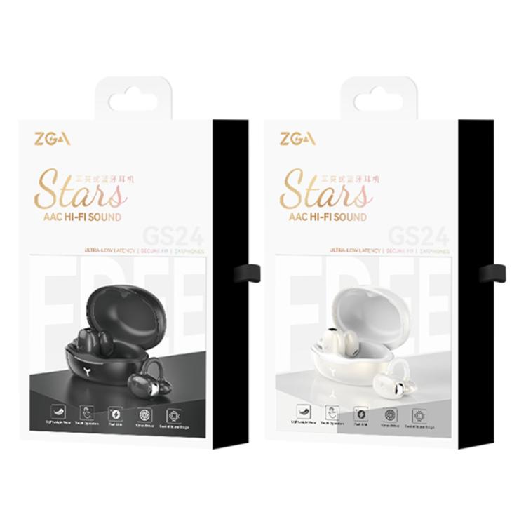 ZGA GS24 Ear Clip Wireless Bluetooth Earphones(Black) - Bluetooth Earphone by ZGA | Online Shopping UK | buy2fix