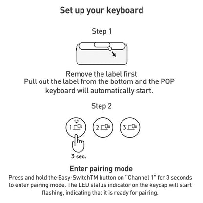 Logitech POP ICON COMBO Wireless Bluetooth Keyboard and Mouse Set(Purple) - Wireless Keyboard by Logitech | Online Shopping UK | buy2fix