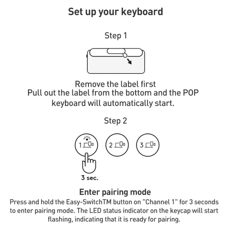 Logitech POP ICON COMBO Wireless Bluetooth Keyboard and Mouse Set(White) - Wireless Keyboard by Logitech | Online Shopping UK | buy2fix