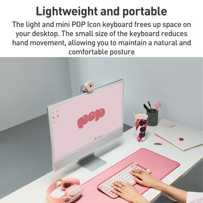 Logitech POP ICON KEYS Wireless Bluetooth Keyboard(White) - Wireless Keyboard by Logitech | Online Shopping UK | buy2fix
