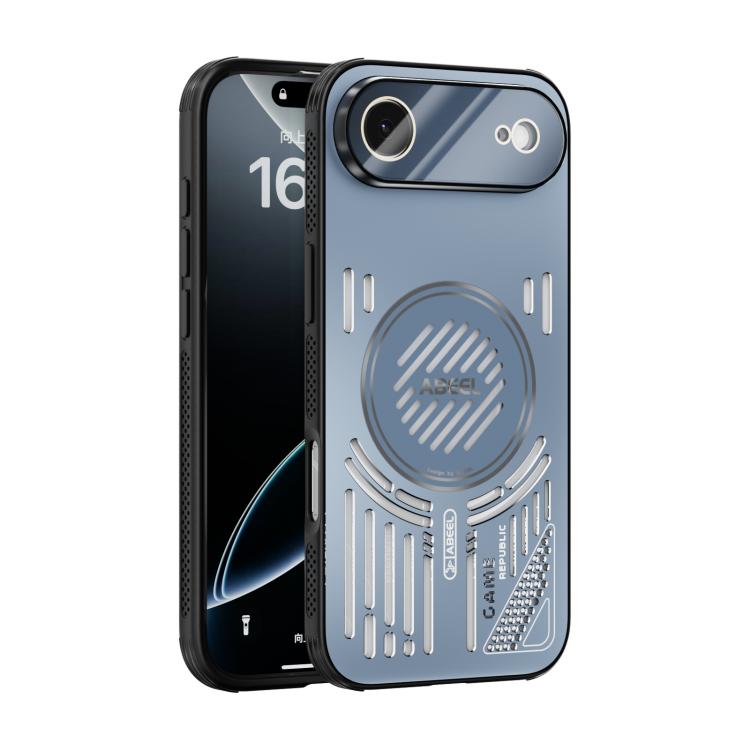 For iPhone Air ABEEL Ice Fox Series Magsafe Heat Sink Cooling Phone Case(Blue) - iPhone Air Cases by buy2fix | Online Shopping UK | buy2fix