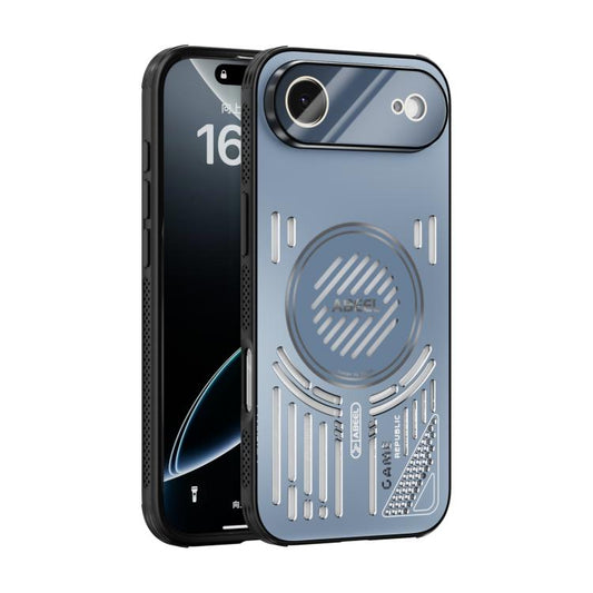 For iPhone Air ABEEL Ice Fox Series Magsafe Heat Sink Cooling Phone Case(Blue) - iPhone Air Cases by buy2fix | Online Shopping UK | buy2fix