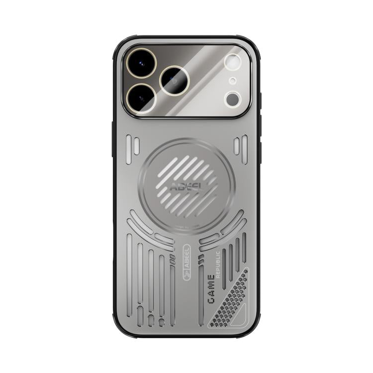 For iPhone 17 Pro Max ABEEL Ice Fox Series Magsafe Heat Sink Cooling Phone Case(Titanium Gray) - iPhone 17 Pro Max Cases by buy2fix | Online Shopping UK | buy2fix