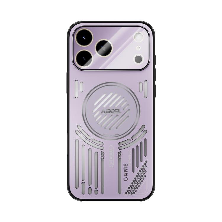 For iPhone 17 Pro Max ABEEL Ice Fox Series Magsafe Heat Sink Cooling Phone Case(Pink Purple) - iPhone 17 Pro Max Cases by buy2fix | Online Shopping UK | buy2fix