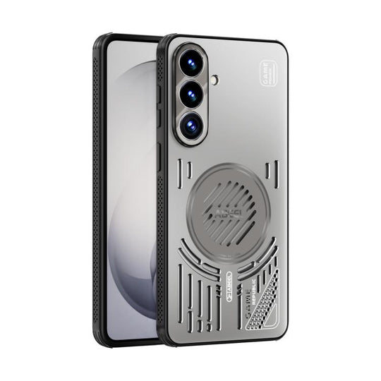 For Samsung Galaxy S26+ 5G ABEEL Ice Fox Series Magsafe Heat Sink Cooling Phone Case(Titanium Gray)