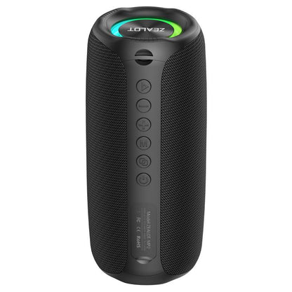 Zealot MP2 20W Portable Outdoor RGB Bluetooth Speaker(Black) - Desktop Speaker by ZEALOT | Online Shopping UK | buy2fix
