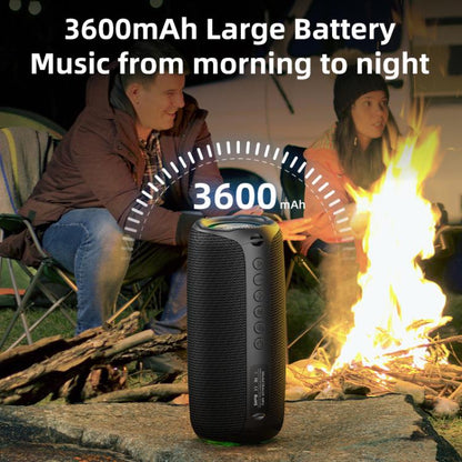 Zealot MP2 20W Portable Outdoor RGB Bluetooth Speaker(Black) - Desktop Speaker by ZEALOT | Online Shopping UK | buy2fix